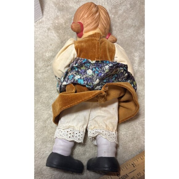 Hansel & Gretel Dolls Oumlet Co Porcelain Bisque 11" Jointed Incl. Stands 1988 - Picture 12 of 15